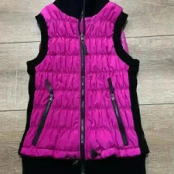 Calvin Klein Performance Quilted Purple Puffer Vest Women’s Sz Small - Picture 6 of 10